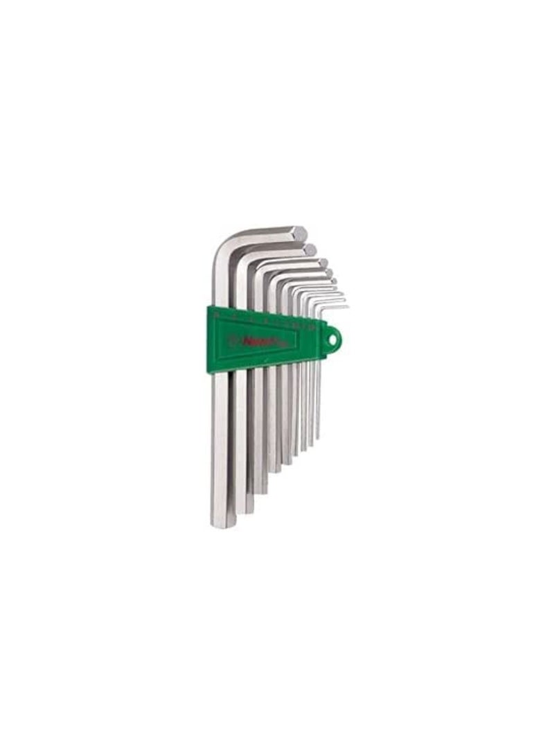 Hans Long Hex Key Set 9 Pieces (1.5mm–10mm) – Product Code 16763-9M